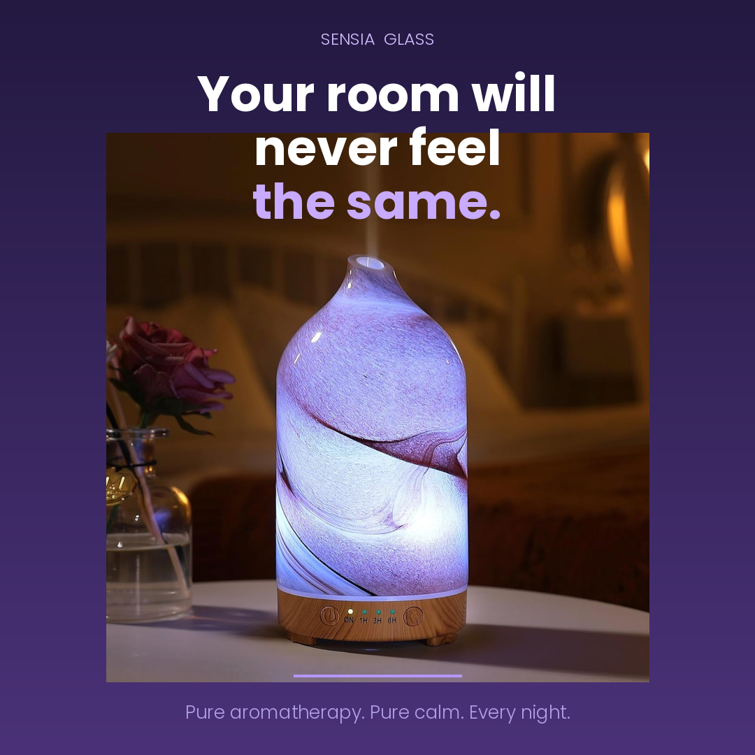 Sensia Glass — Smell Good. Feel Good. Live Better